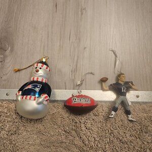 New England Patriots Christmas Ornaments Set – NFL Holiday Décor for Fans